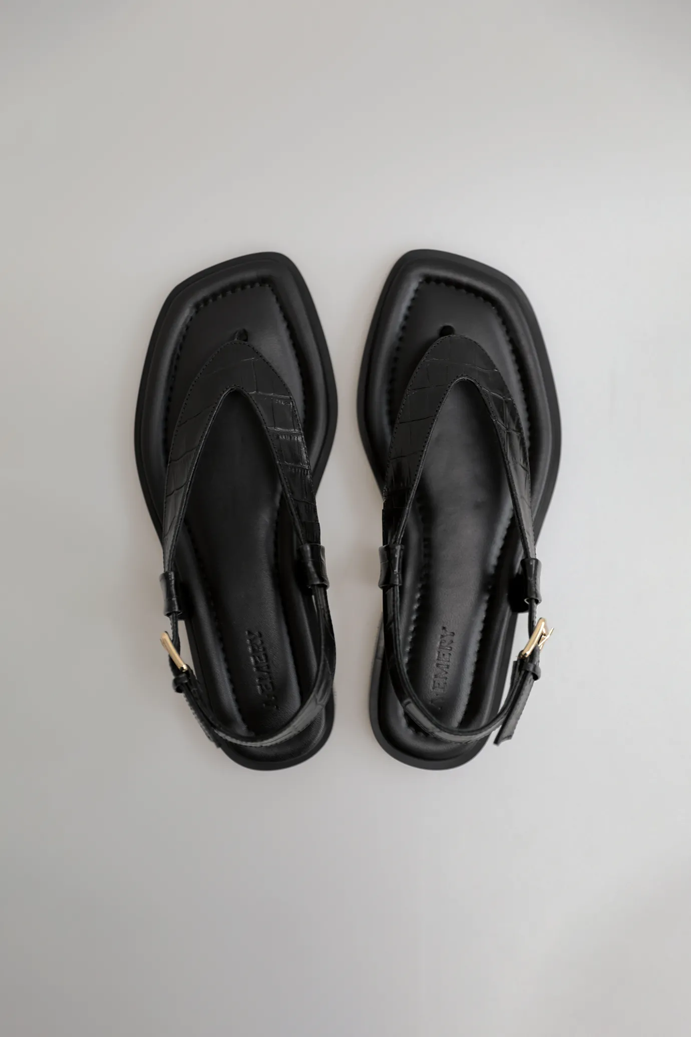 Nothing written Shoes-[A.EMERY] Annushka sandal (Black croc)