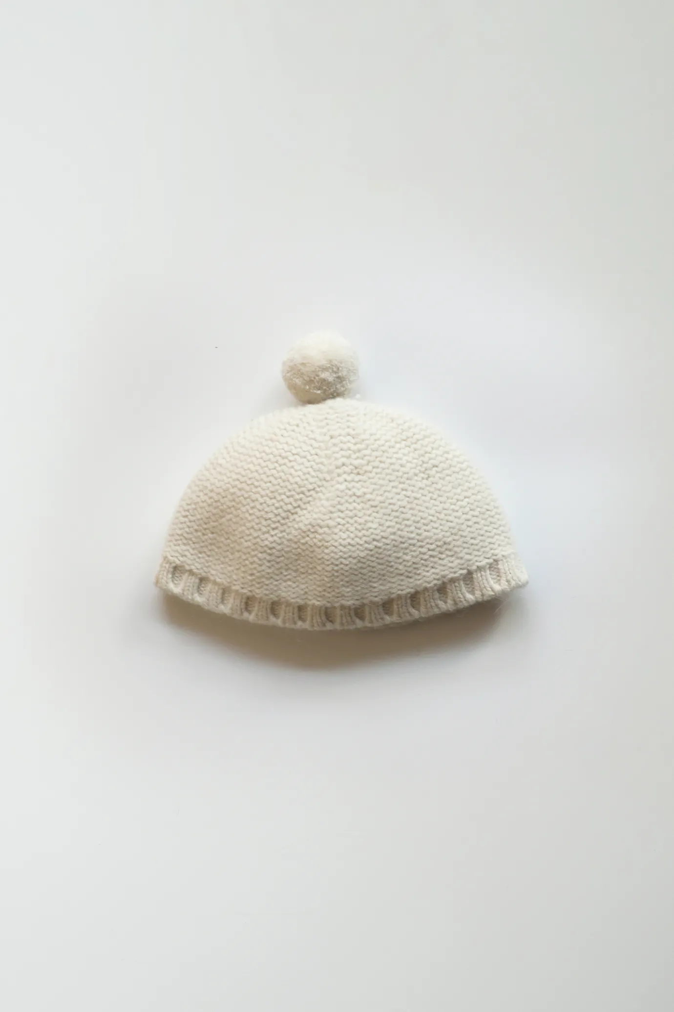 Nothing written Accessories-Alpaca knit beanie (Ivory)