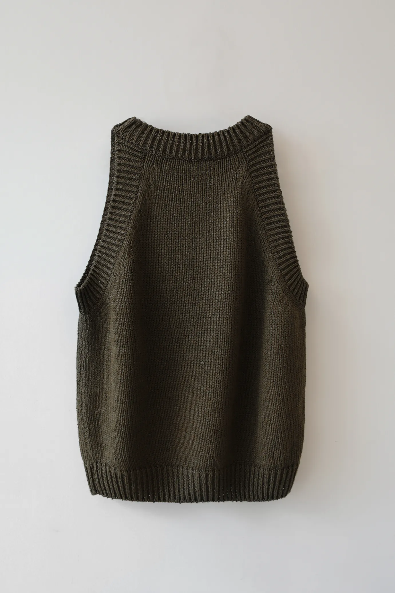 Nothing written Knitwear-Bamboo halter neck (Dark brown)