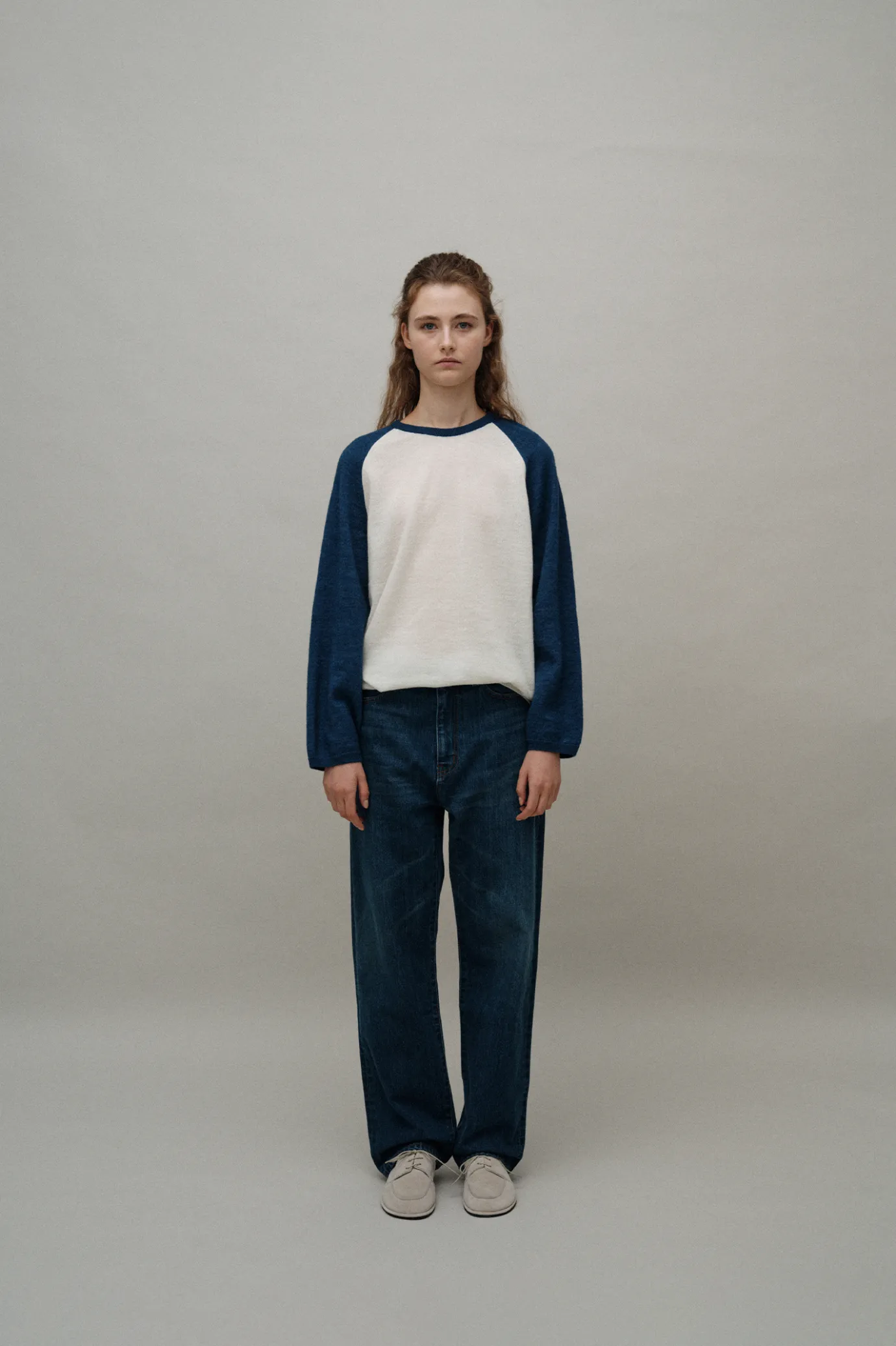 Nothing written Denim-Beggy relaxed denim (Blue)