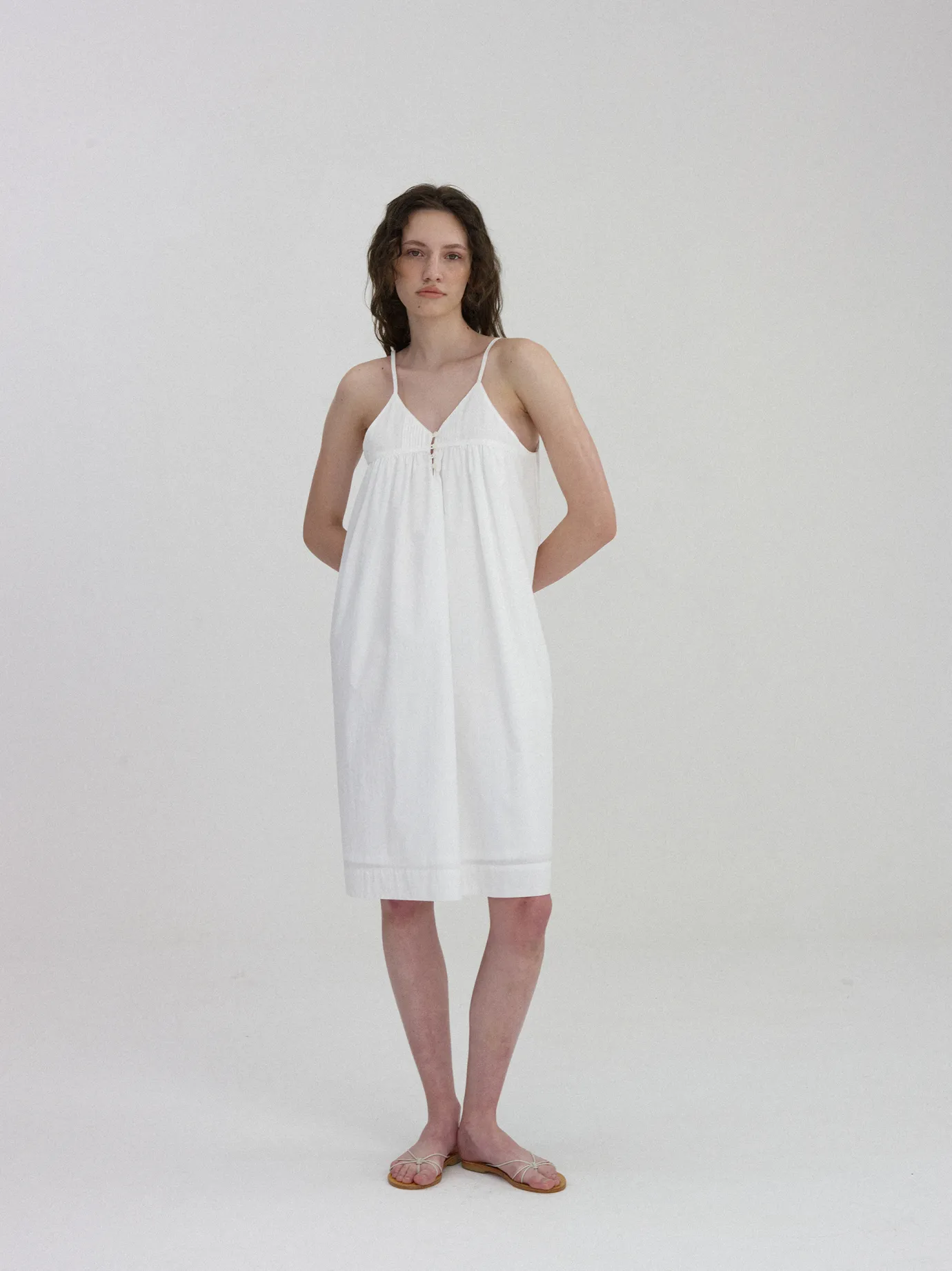 Nothing written Skirts-Cami mid one-piece (White)