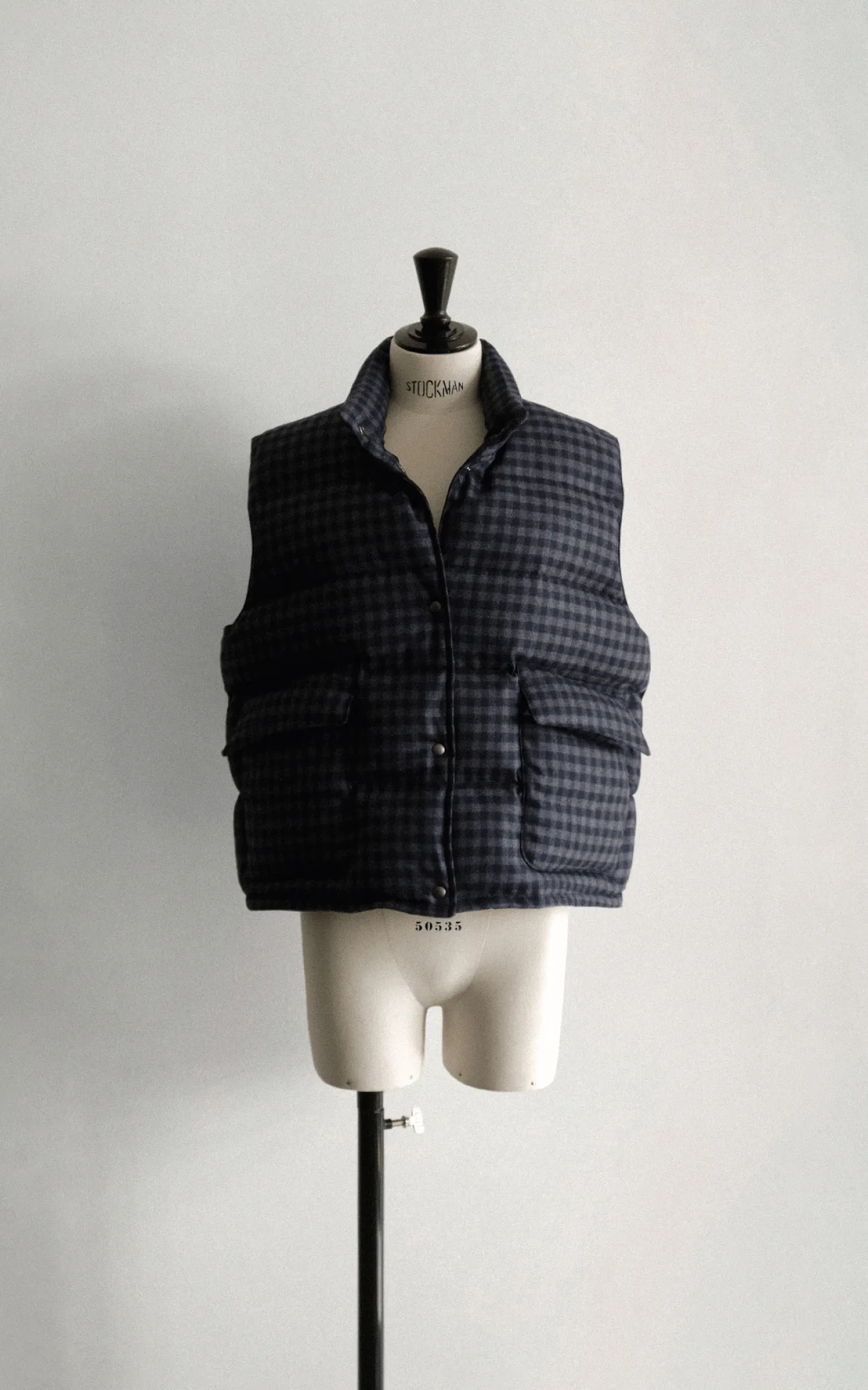 Nothing written Outwears-Cropped puffer vest (Hale navy)