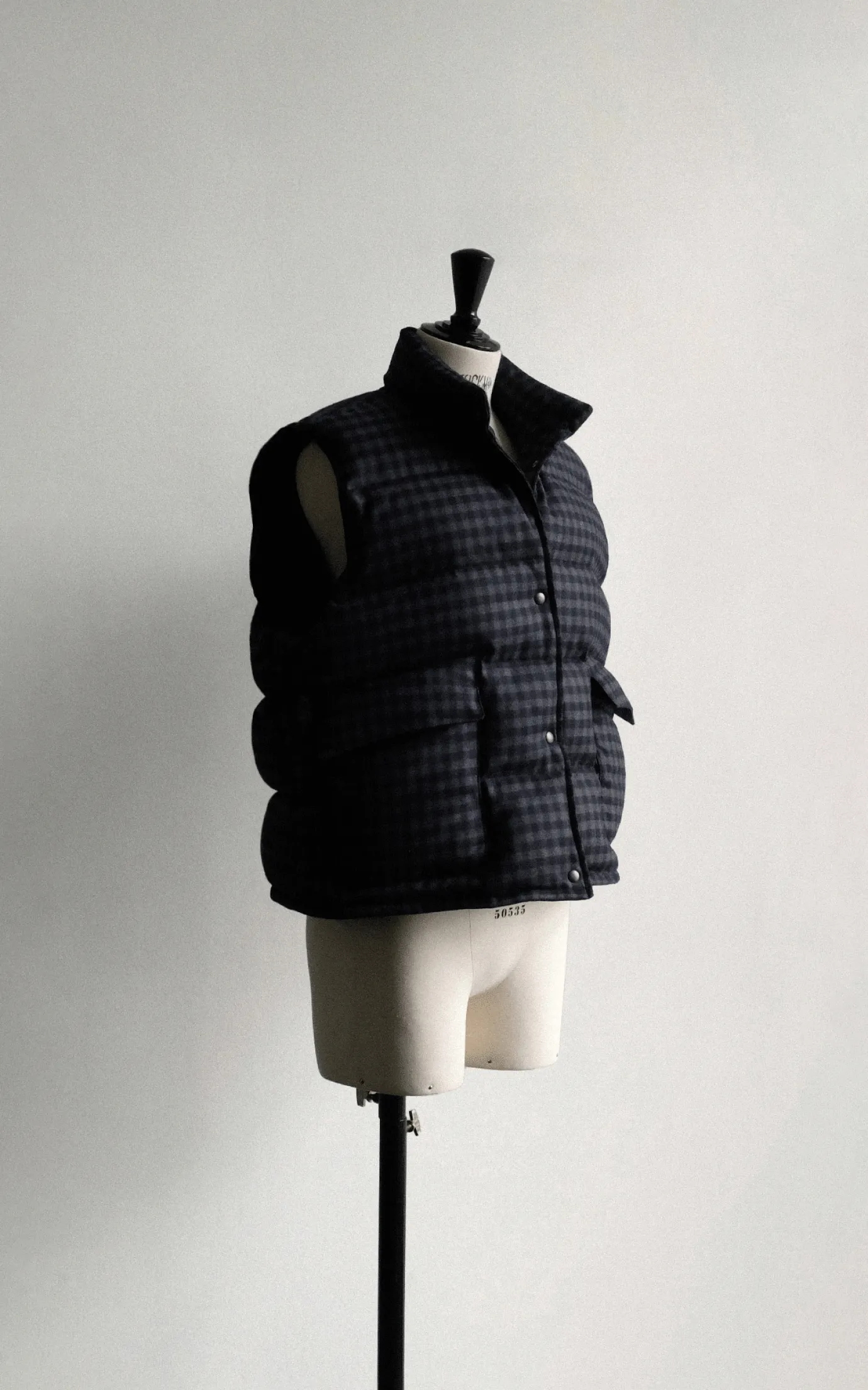 Nothing written Outwears-Cropped puffer vest (Hale navy)