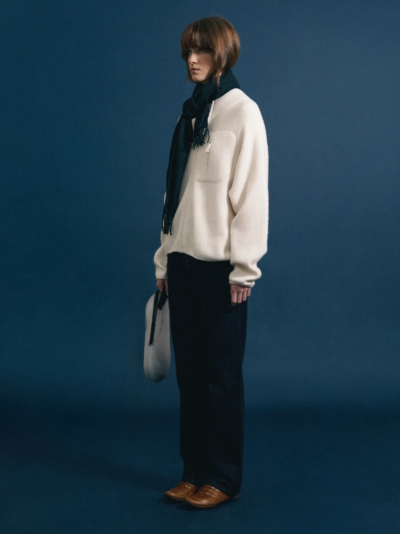 Nothing written Outwears | Knitwear-Dicky zip-up jumper (Ivory)