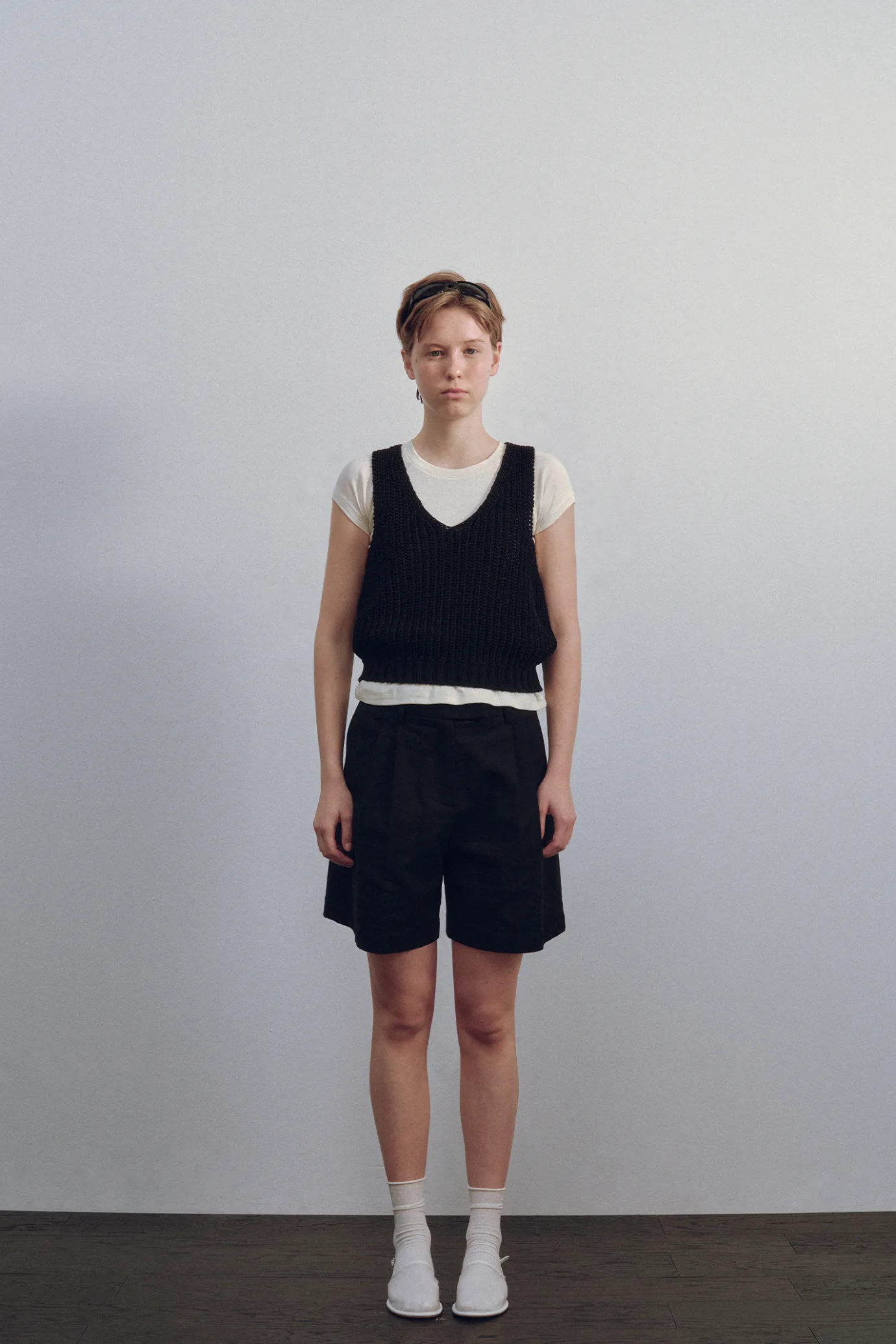 Nothing written Knitwear-Greta knit top (Black)