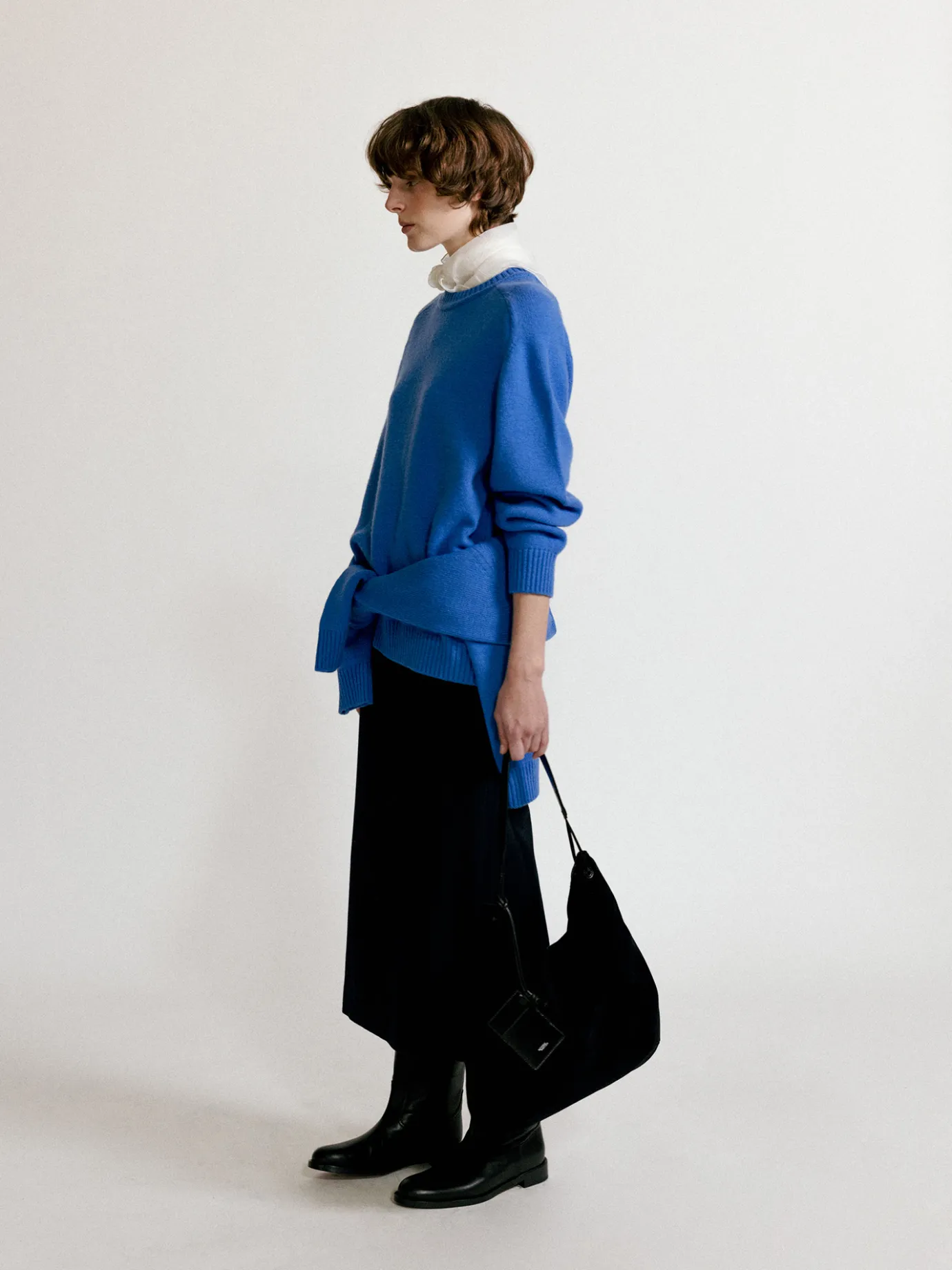 Nothing written Knitwear-Jude round pullover (Blue)