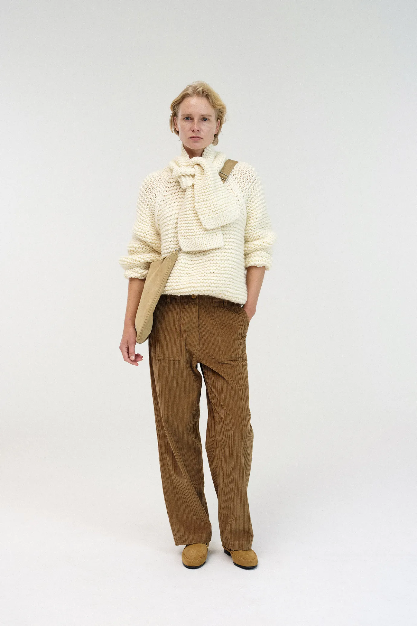 Nothing written Knitwear | Exclusive-2ND / Brre handmade round sweater (Ivory)