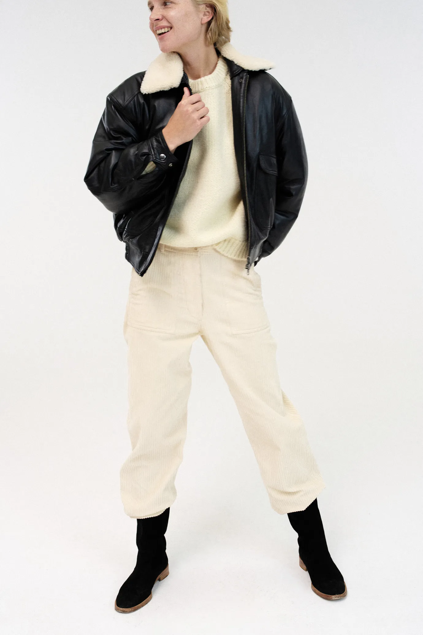 nd__classic_g_flight_jack_5.webp Nothing written Outwears-2ND / Classic G-1 flight jacket (Black)