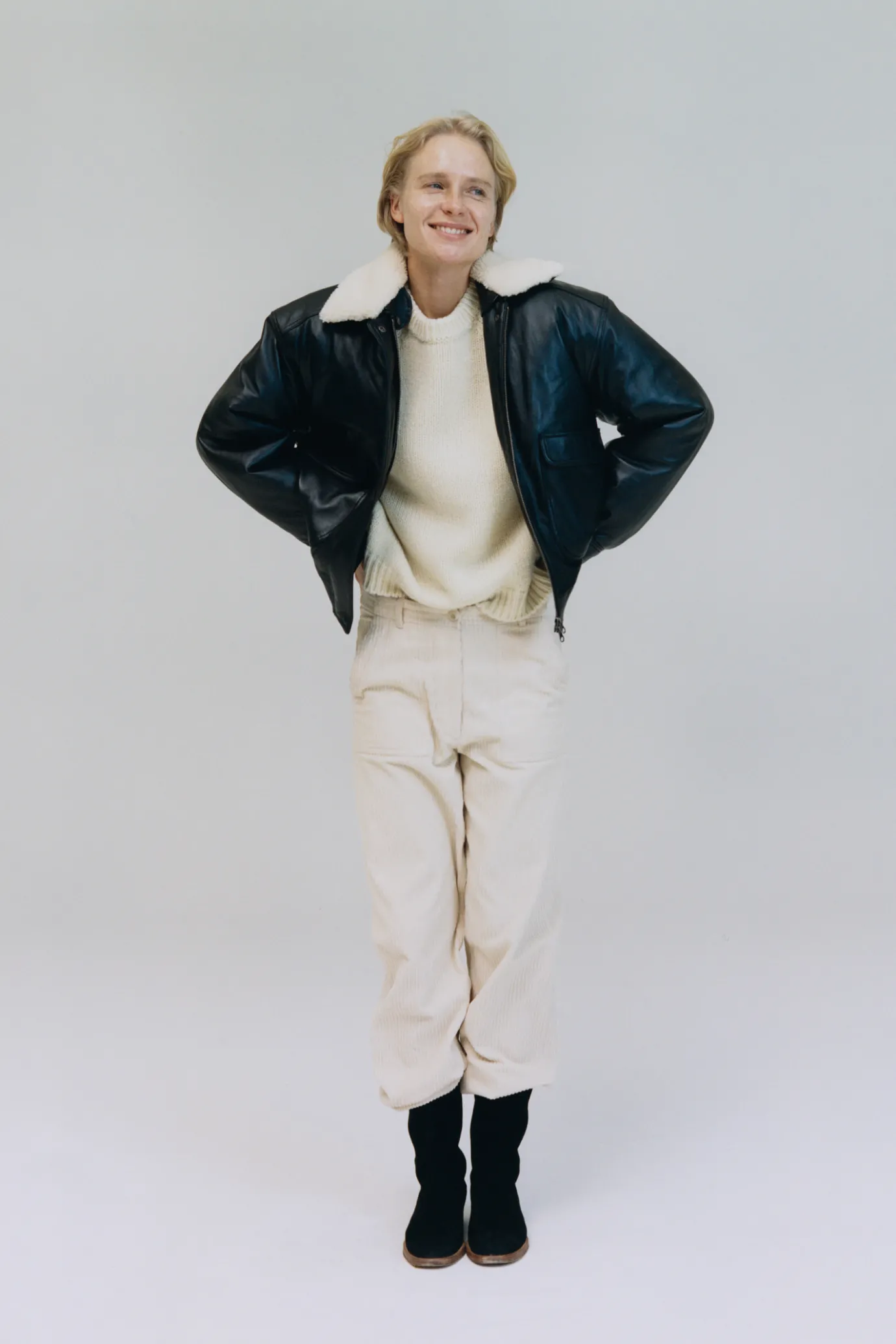 nd__classic_g_flight_jack_6.webp Nothing written Outwears-2ND / Classic G-1 flight jacket (Black)