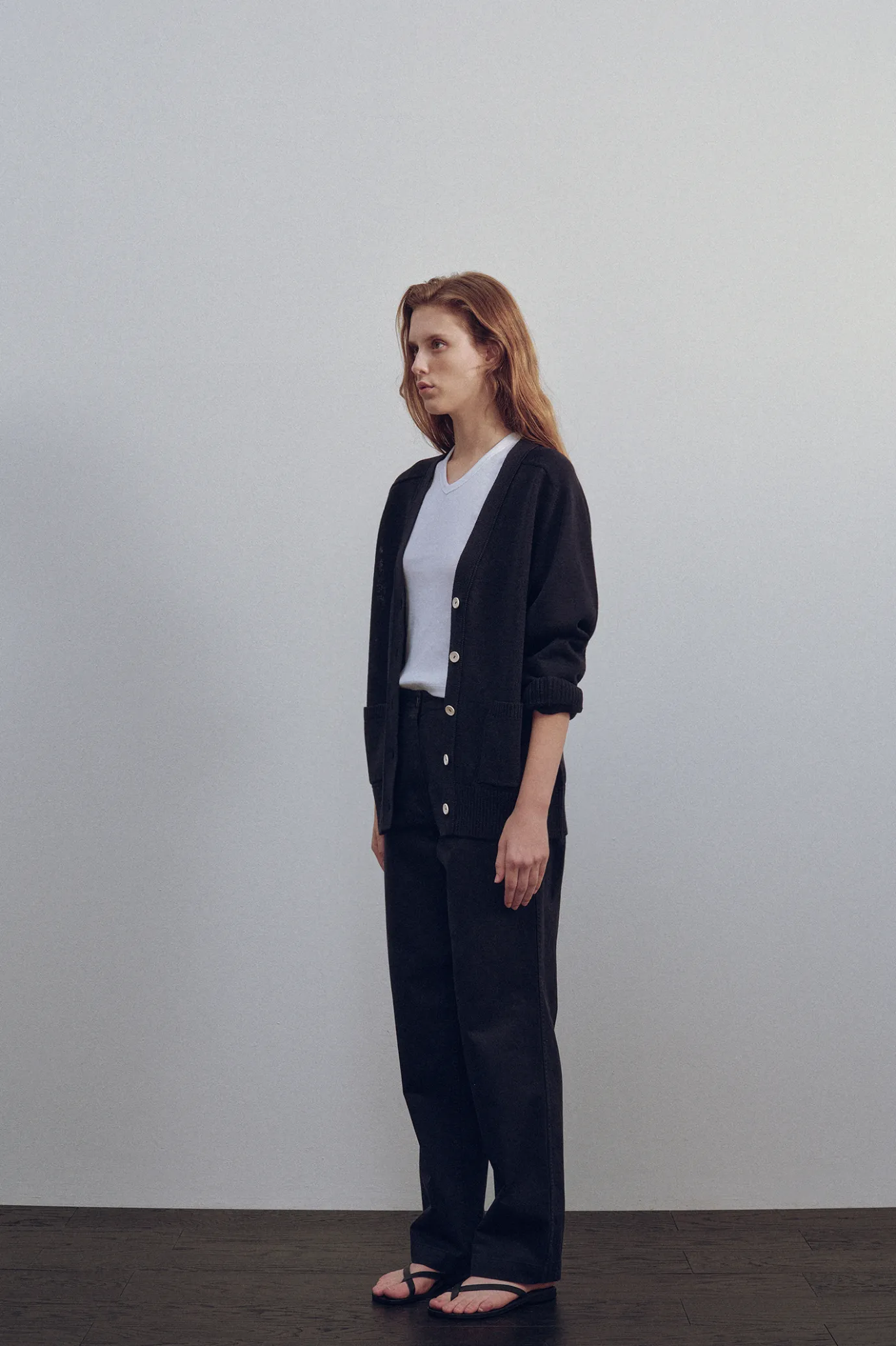 Nothing written Outwears | Knitwear-2ND / Classic paper cardigan (Navy)