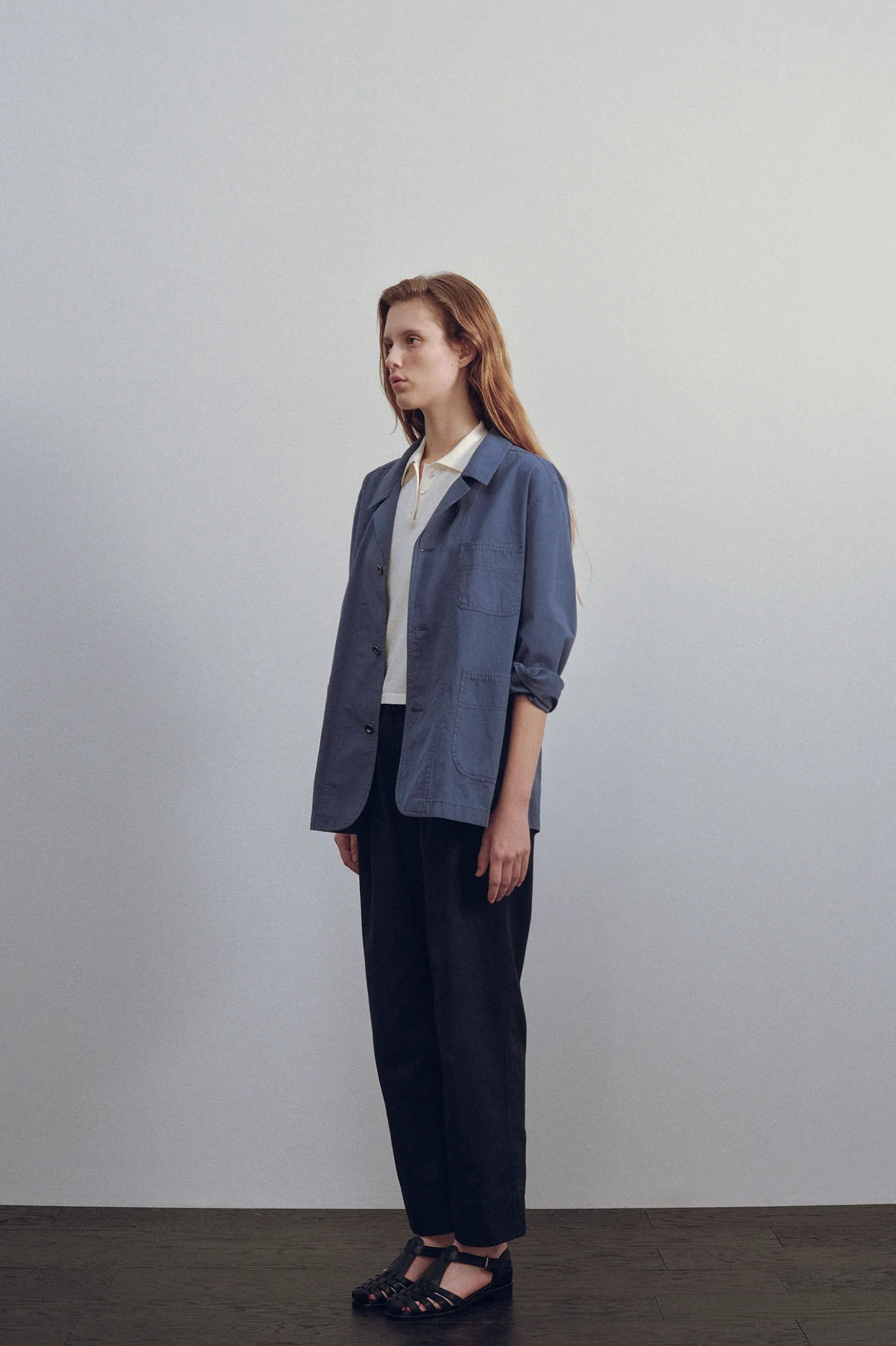 Nothing written Shoes | Exclusive-2ND / Fisherman leather sandals (Black)