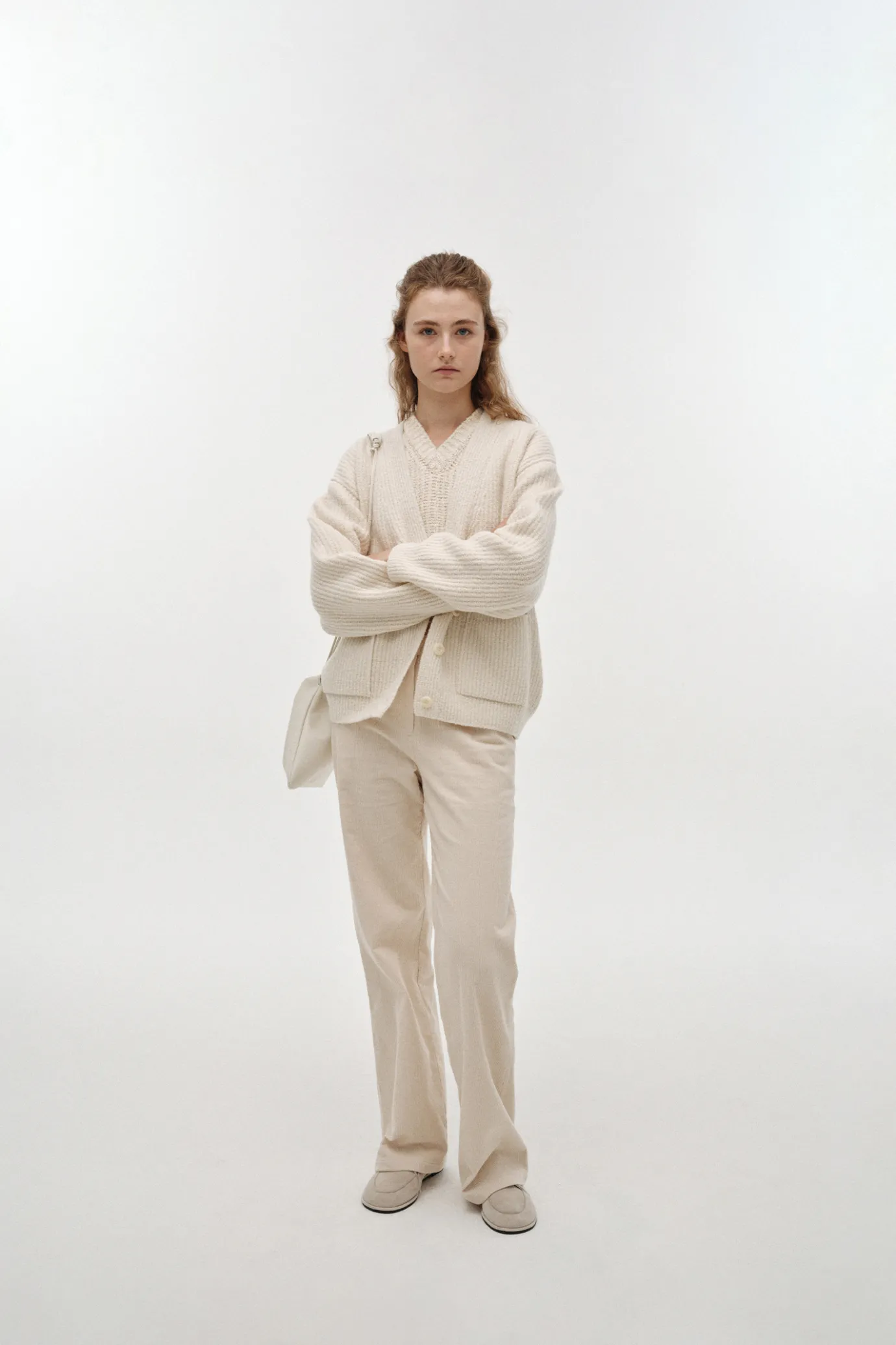 Nothing written Outwears | Knitwear-2ND / Garine wool cardigan (Ivory)