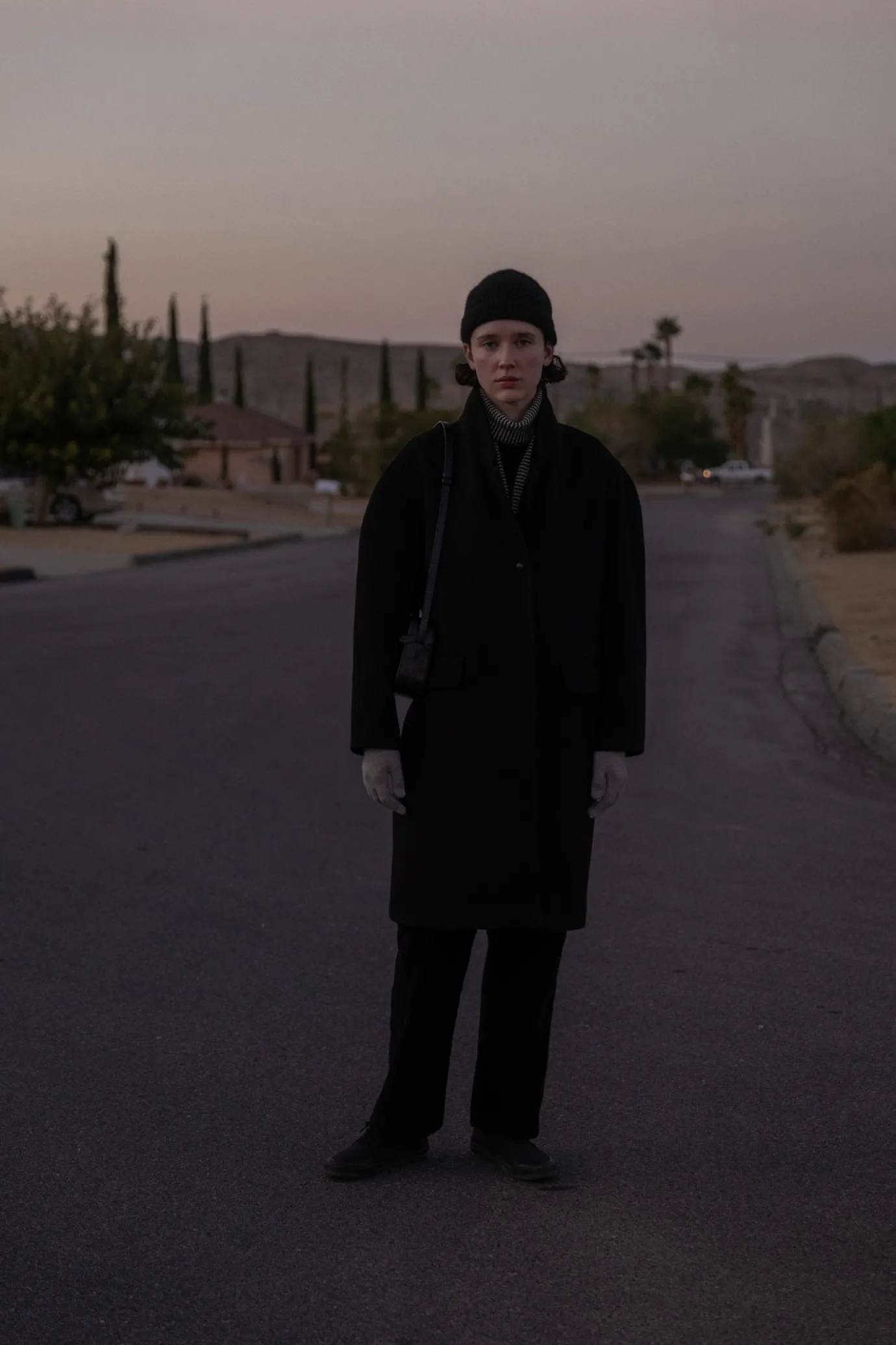 Nothing written Outwears-2ND / Mayor oversized coat (Black)