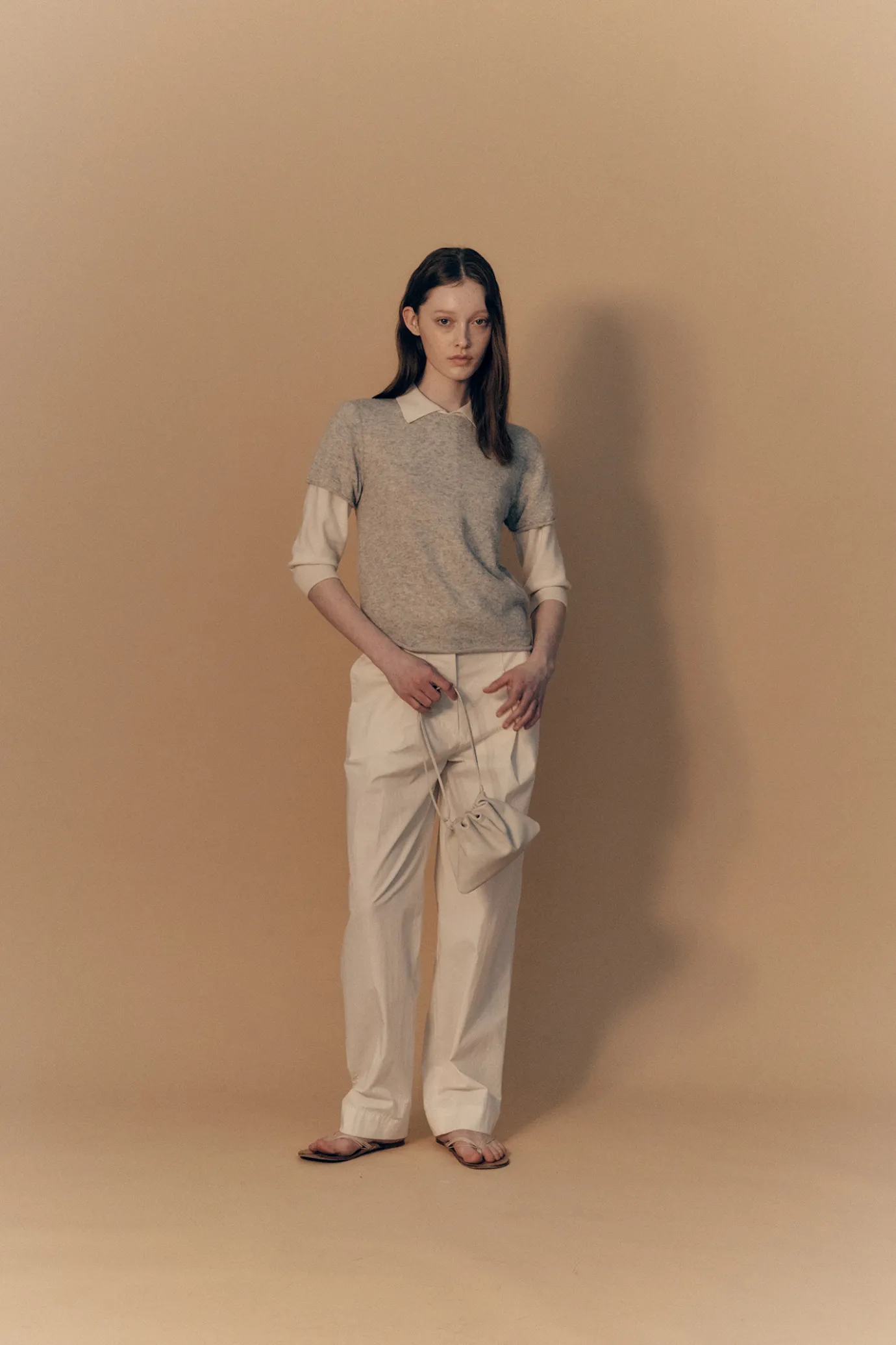 Nothing written Bags-2ND / Nella strap mini bag (Light beige)