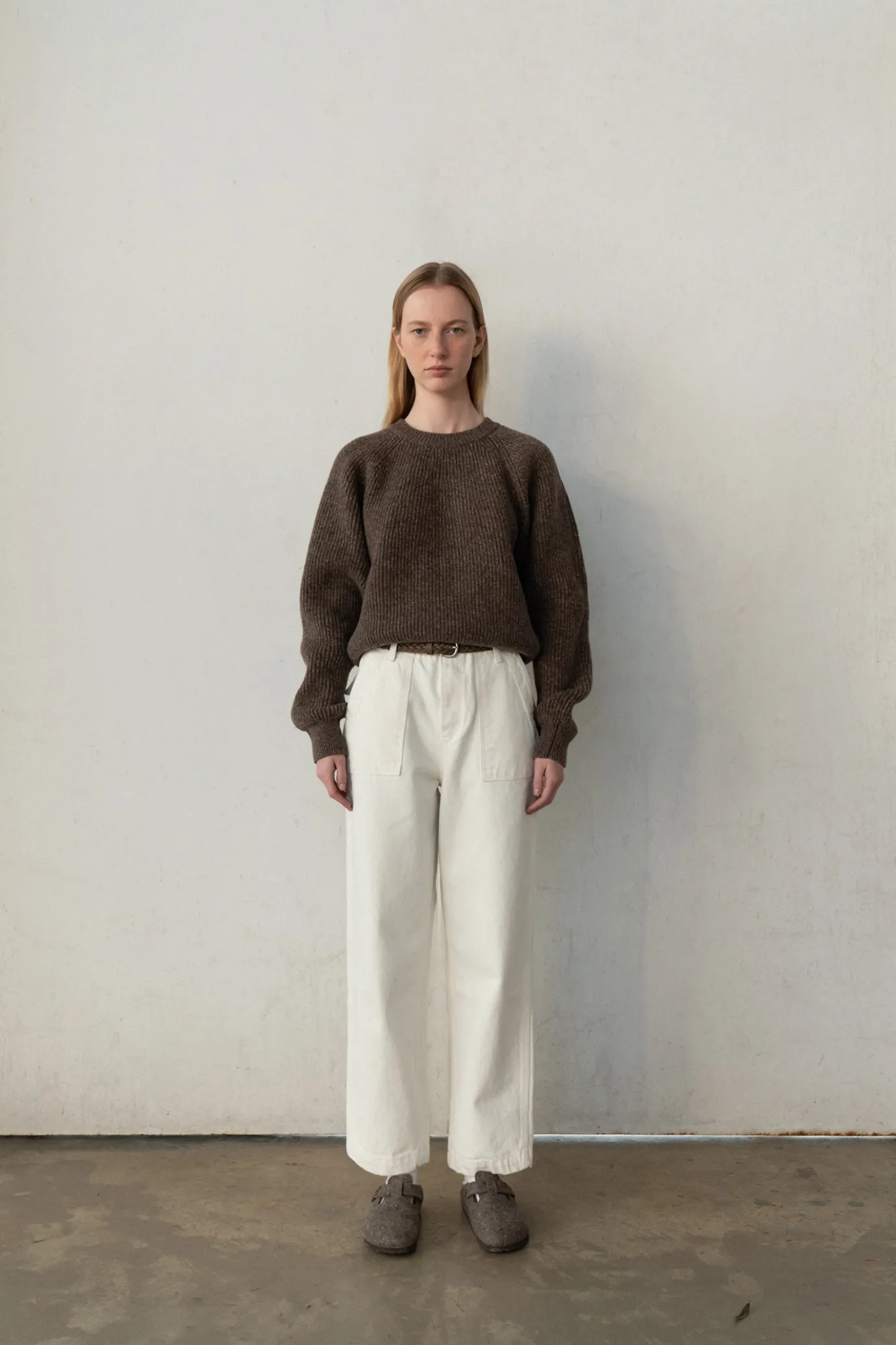 Nothing written Denim-Painter's denim (Ivory)