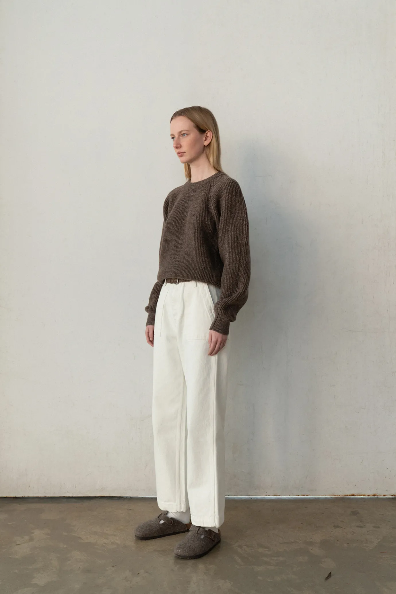 Nothing written Denim-Painter's denim (Ivory)