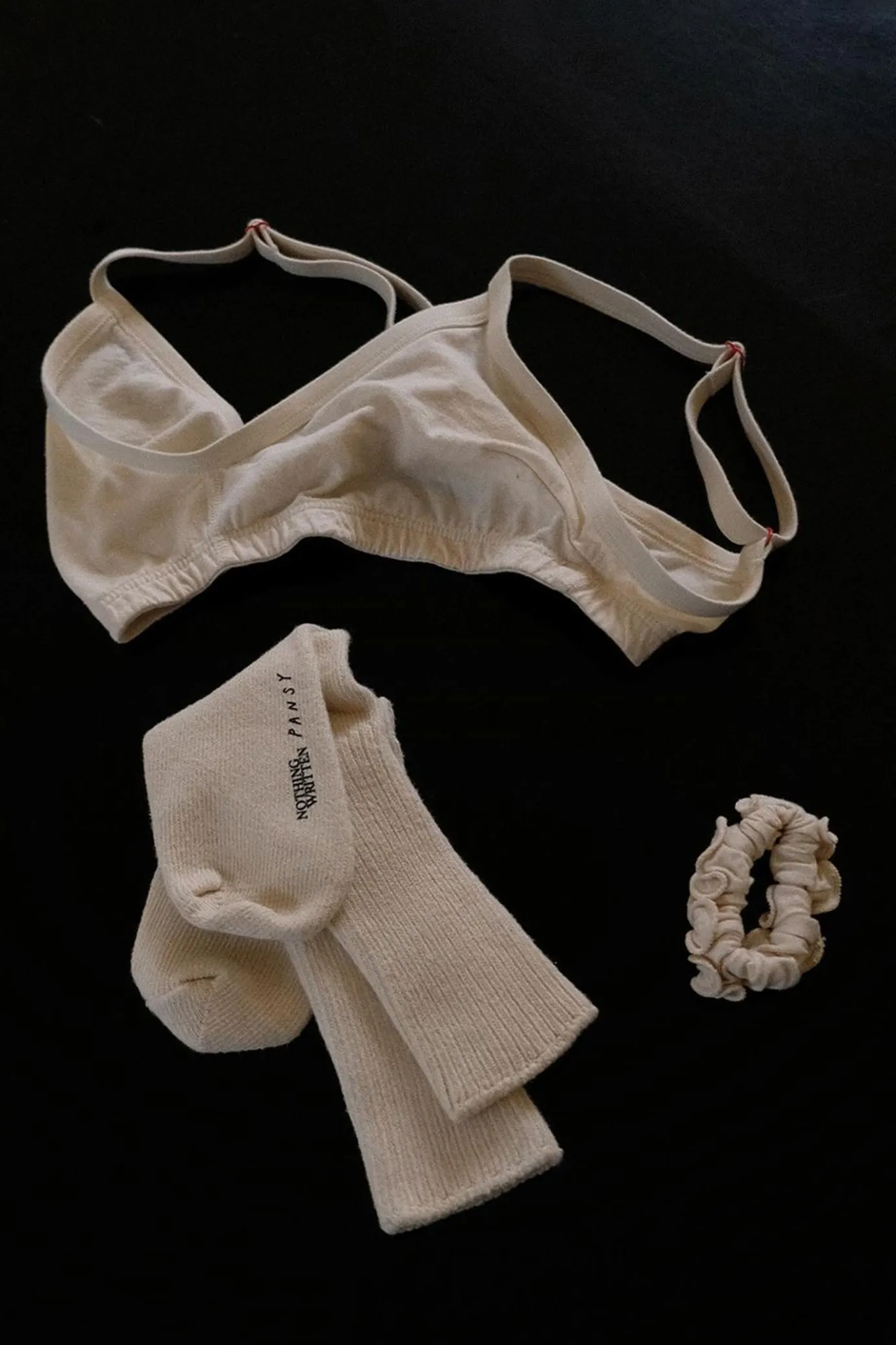 Nothing written Accessories-[PANSY] Smile bra (Natural)