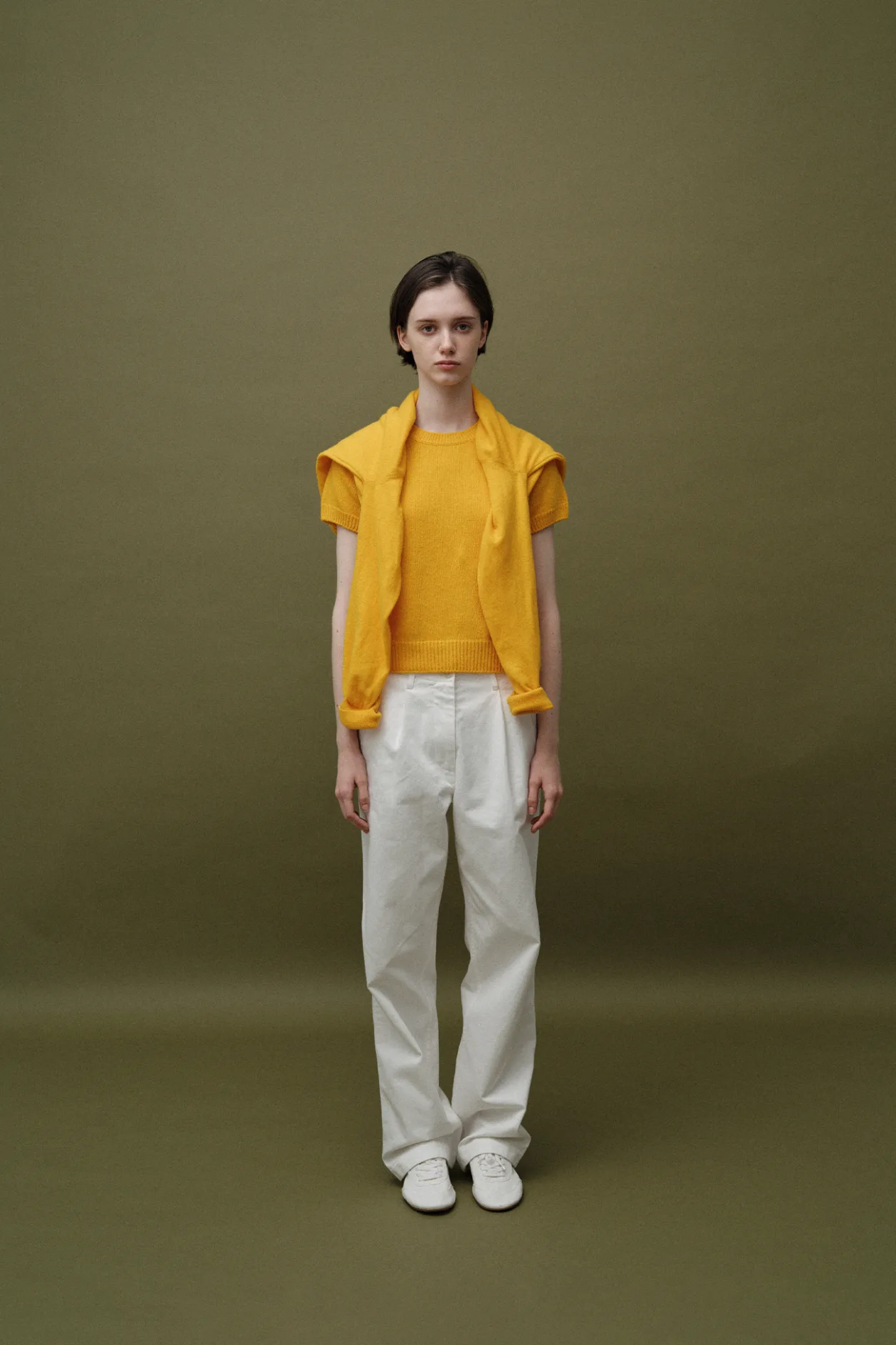 Nothing written Knitwear-Puno short sleeve knit (Amber)