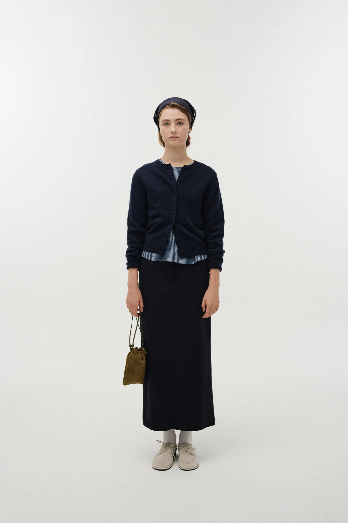 Nothing written Outwears | Knitwear-3RD / Diene round cardigan (Dark navy)