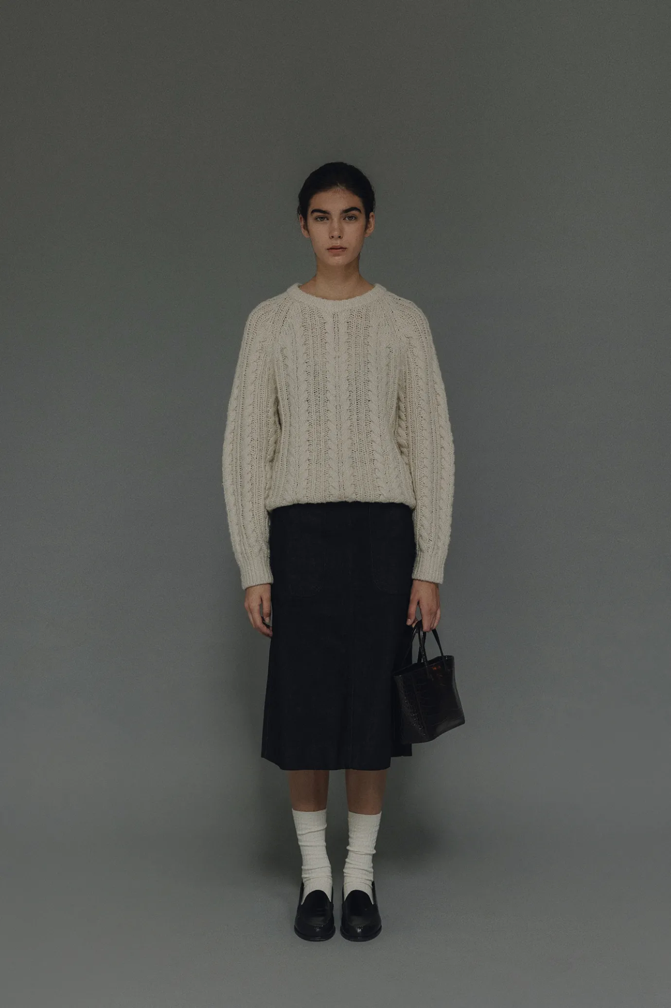 Nothing written Shoes | Exclusive-3RD / Polished classic loafers (Black)