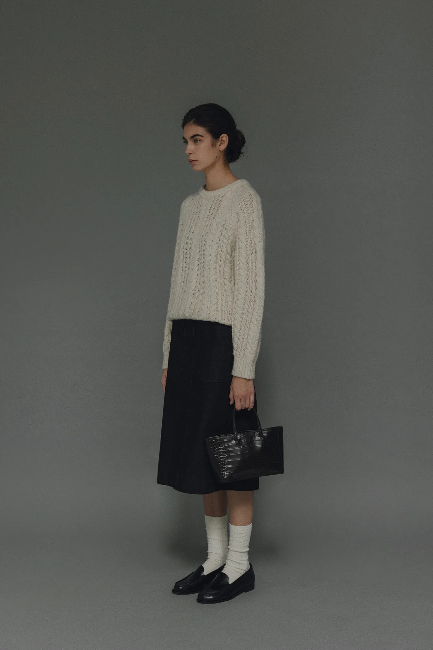 Nothing written Shoes | Exclusive-3RD / Polished classic loafers (Black)