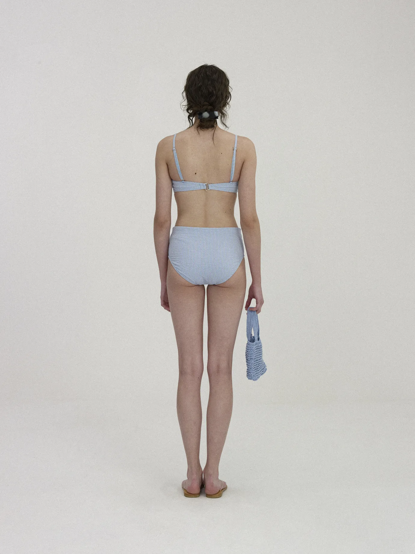 Nothing written Swimwear-3RD / Seersucker bikini (Stripe)