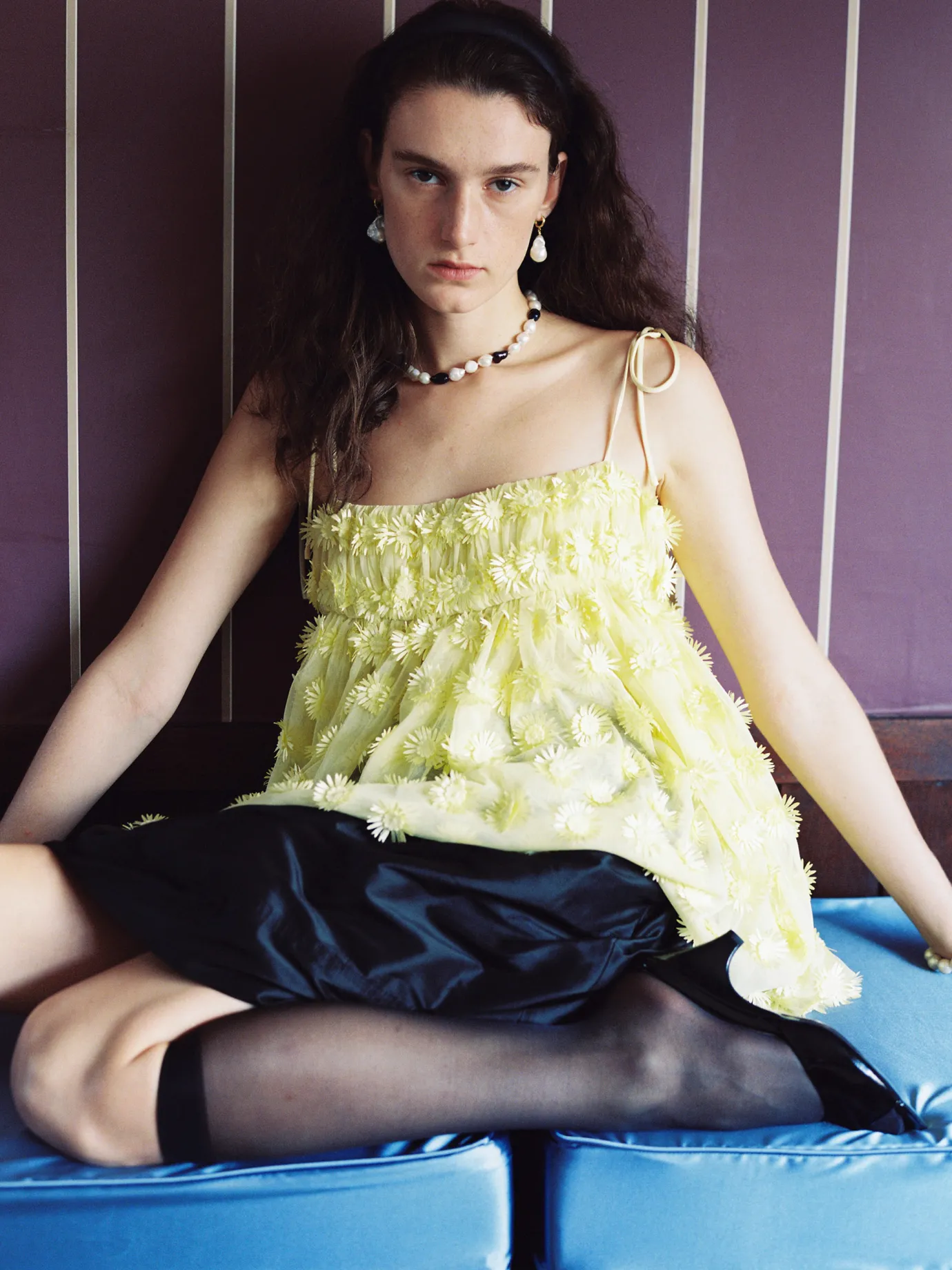 Nothing written Skirts-Rosa Silk flare skirt (Black)