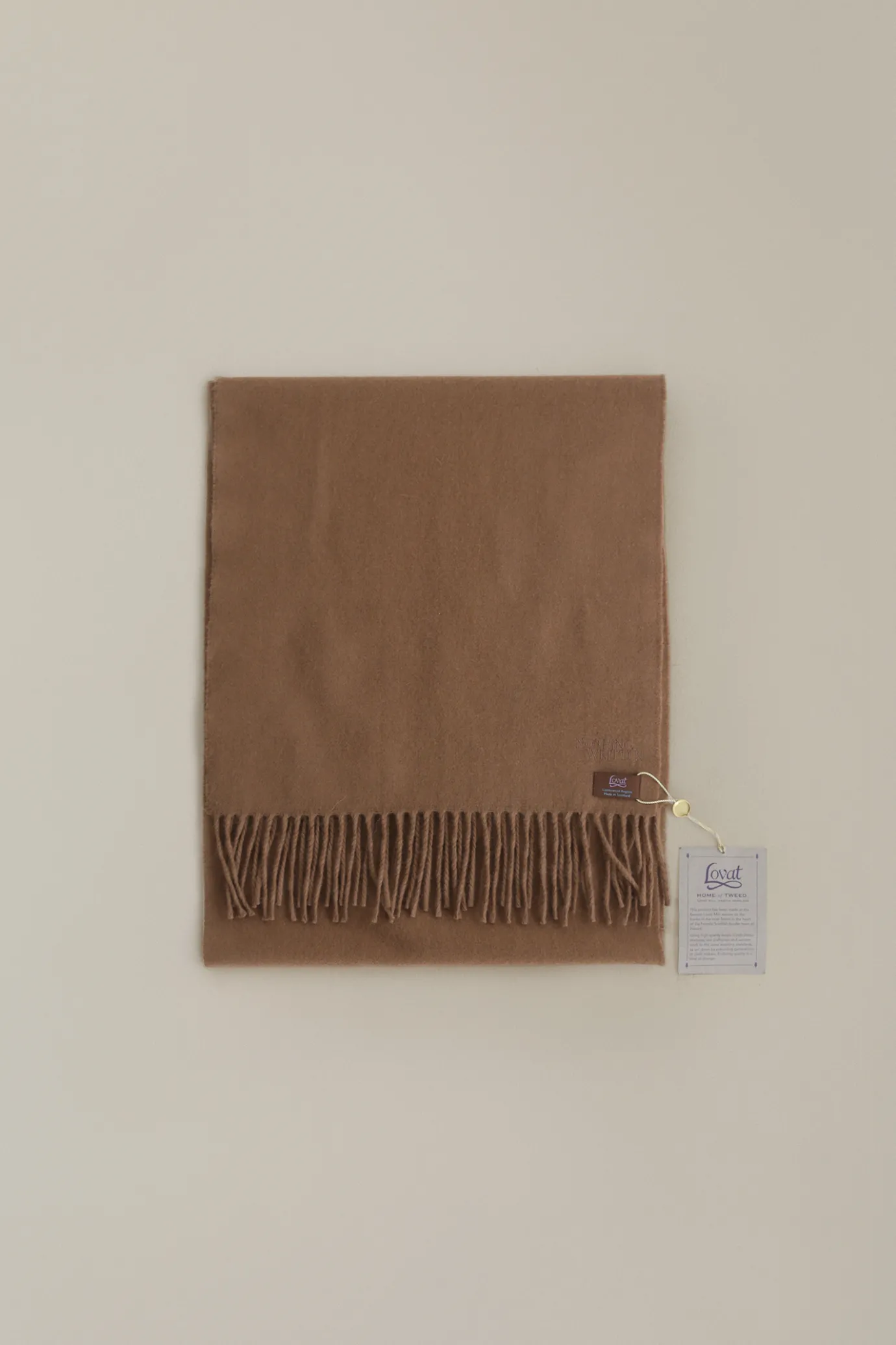 Nothing written Accessories | Exclusive-Scottish angora scarf (Camel)