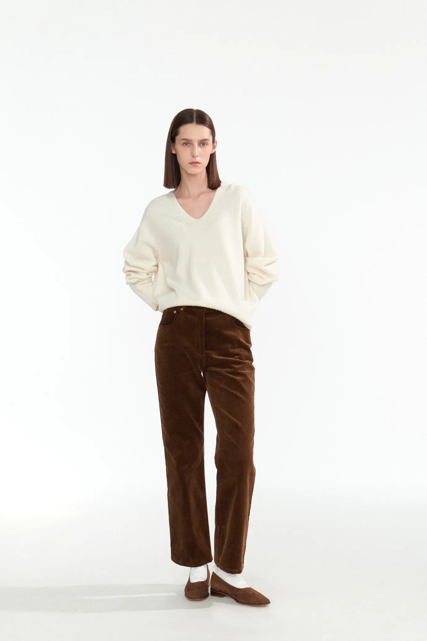 th__erin_wool_vneck_pullo_4.webp Nothing written Knitwear-8TH / Erin wool v-neck pullover (Ivory)