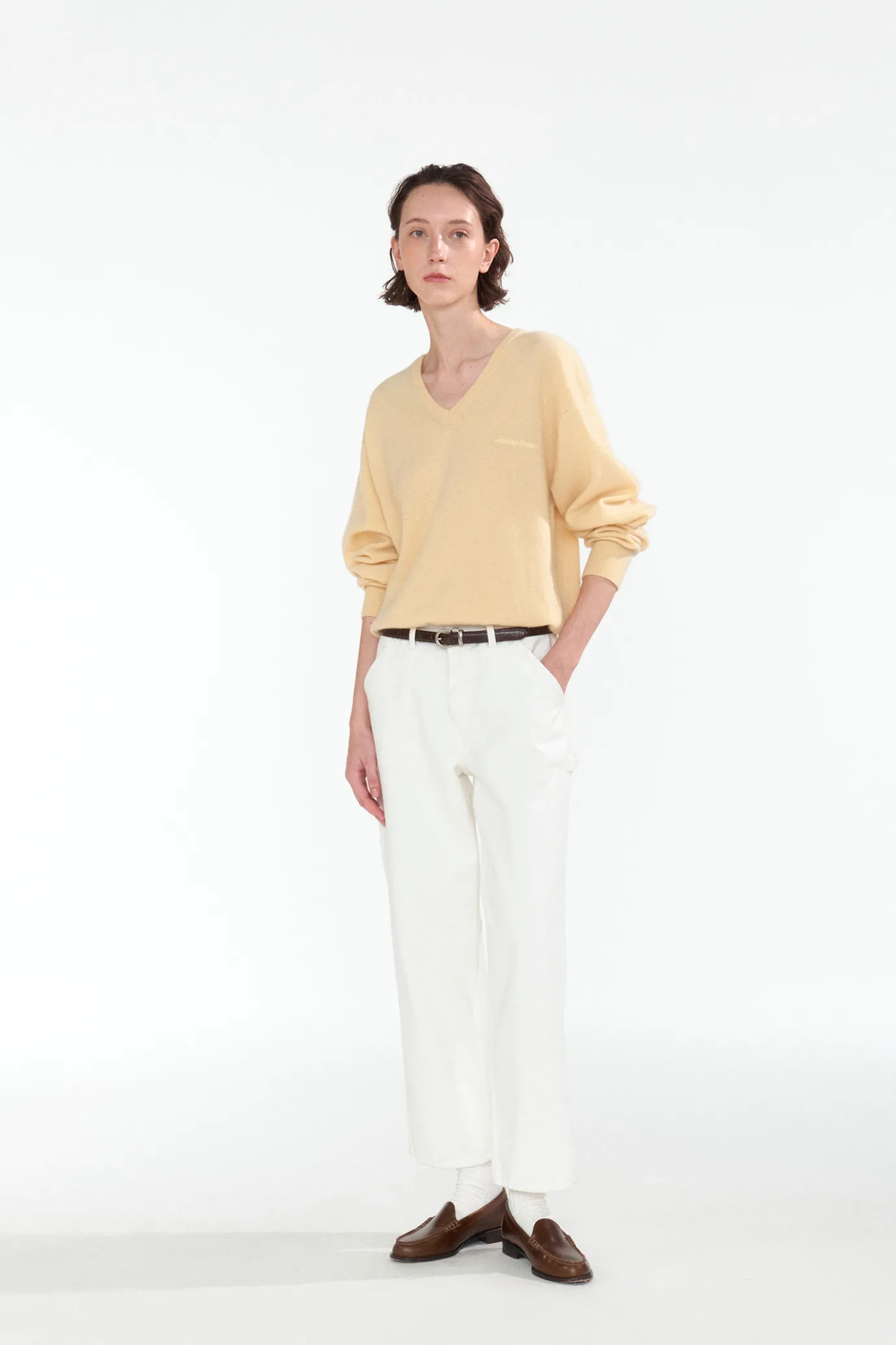 th__haig_vneck_pullover_h_3.webp Nothing written Knitwear-9TH / Haig v-neck pullover (Harvest)