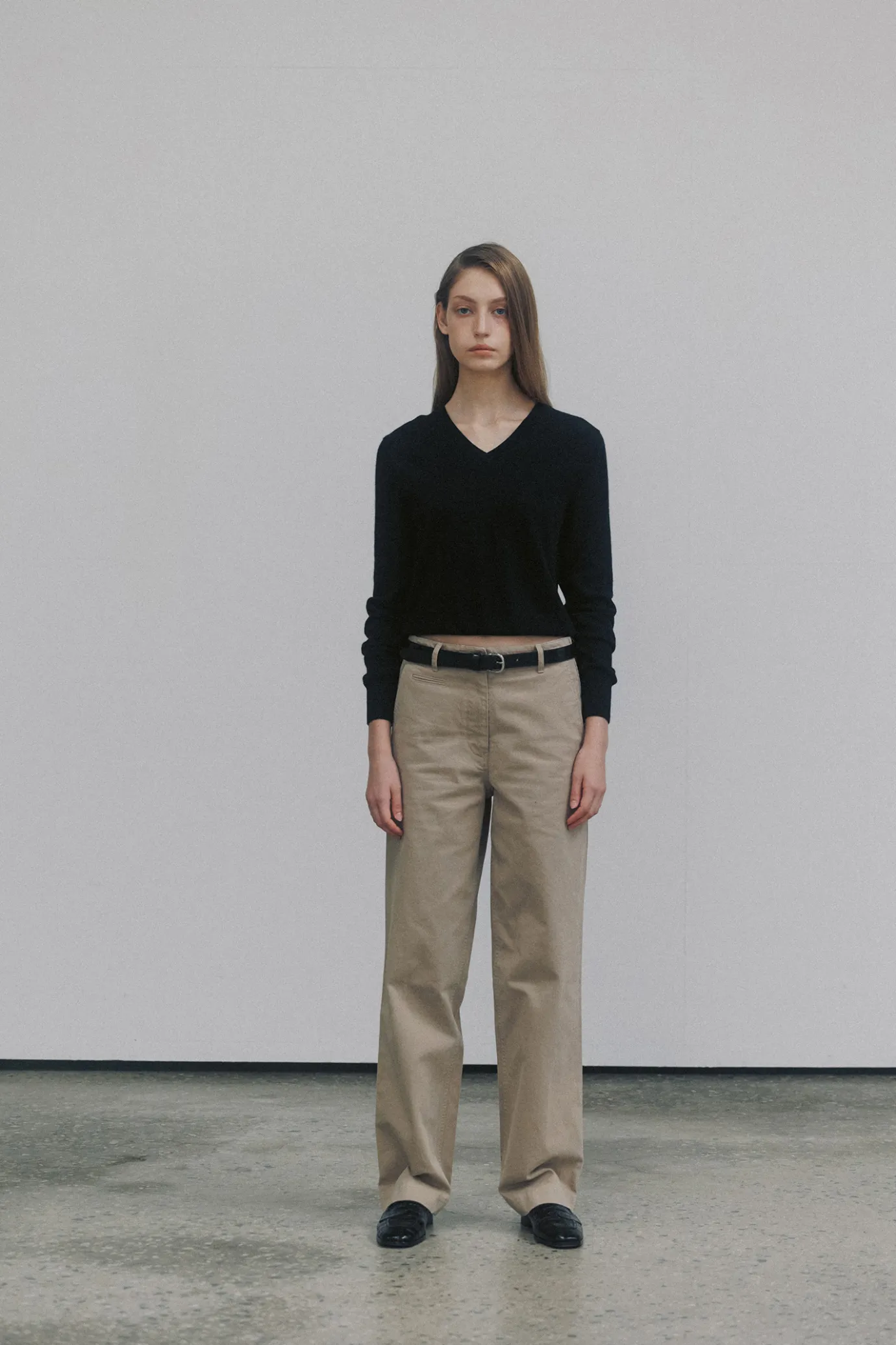 Nothing written Knitwear-4TH / Hany cashmere knit (Black)