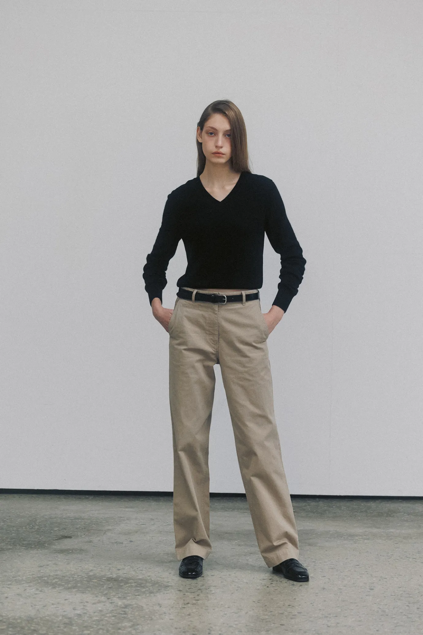 Nothing written Knitwear-4TH / Hany cashmere knit (Black)