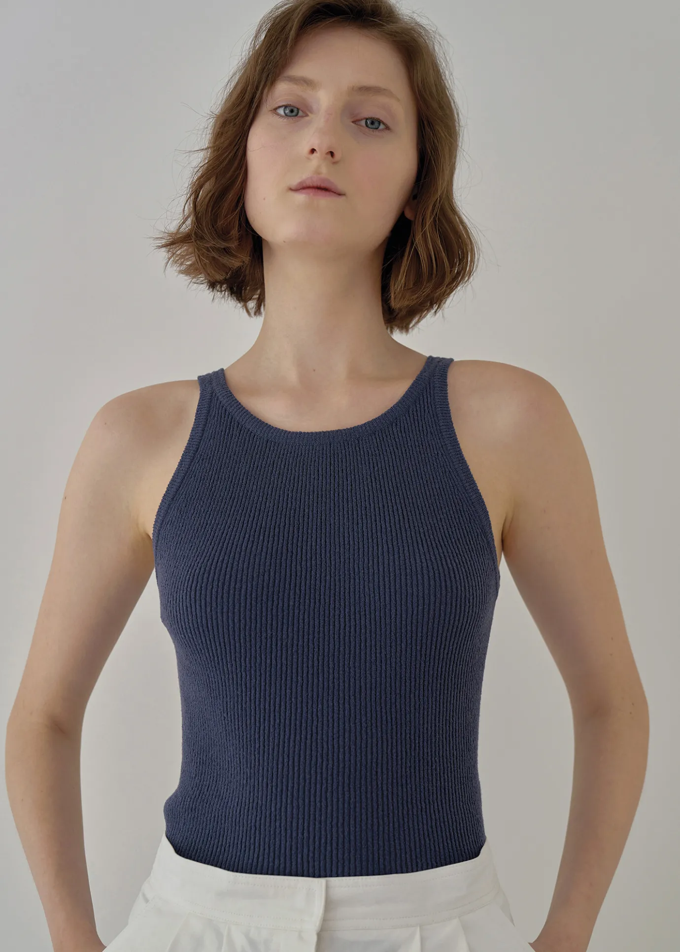 th__knit_sleeveless_dark__2.webp Nothing written Knitwear-4TH / Knit sleeveless (Dark blue)