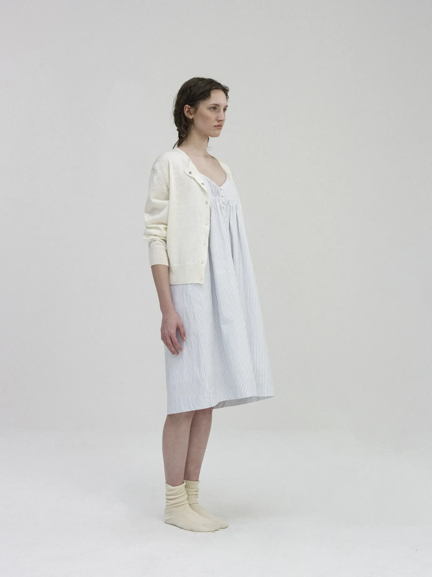 Nothing written Outwears-9TH  / Panna round cardigan (Ivory)
