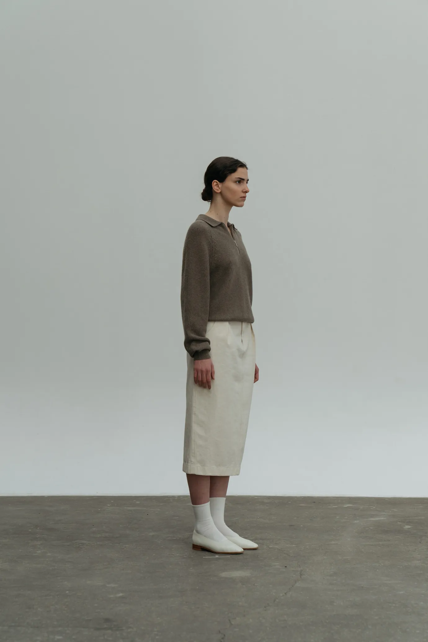 Nothing written Knitwear-20TH / Porter wool jumper (Mocha)
