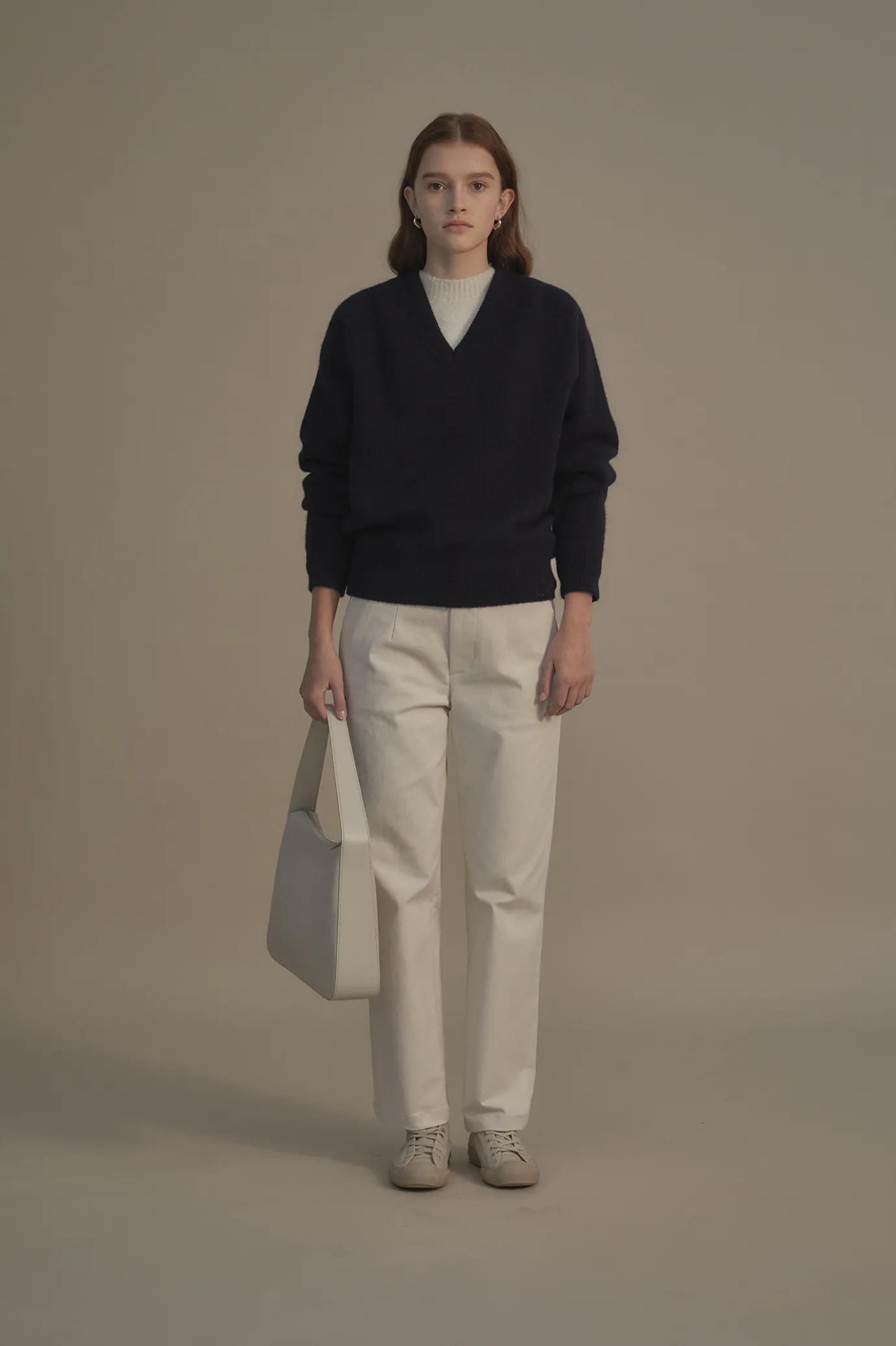 Nothing written Knitwear-6TH / Pound alpaca sweater (French navy)