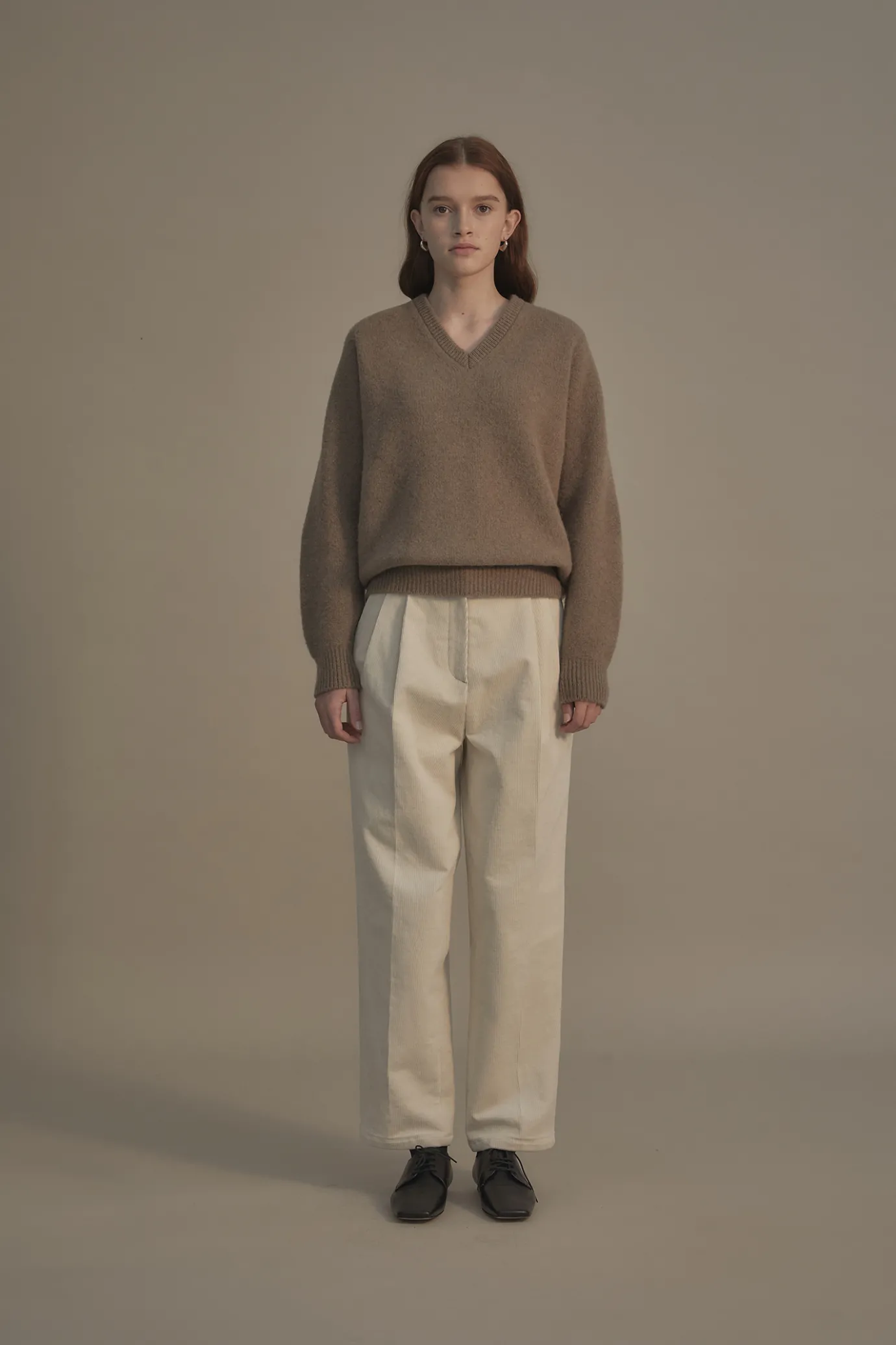 Nothing written Knitwear-8TH / Pound alpaca sweater (Pecan)