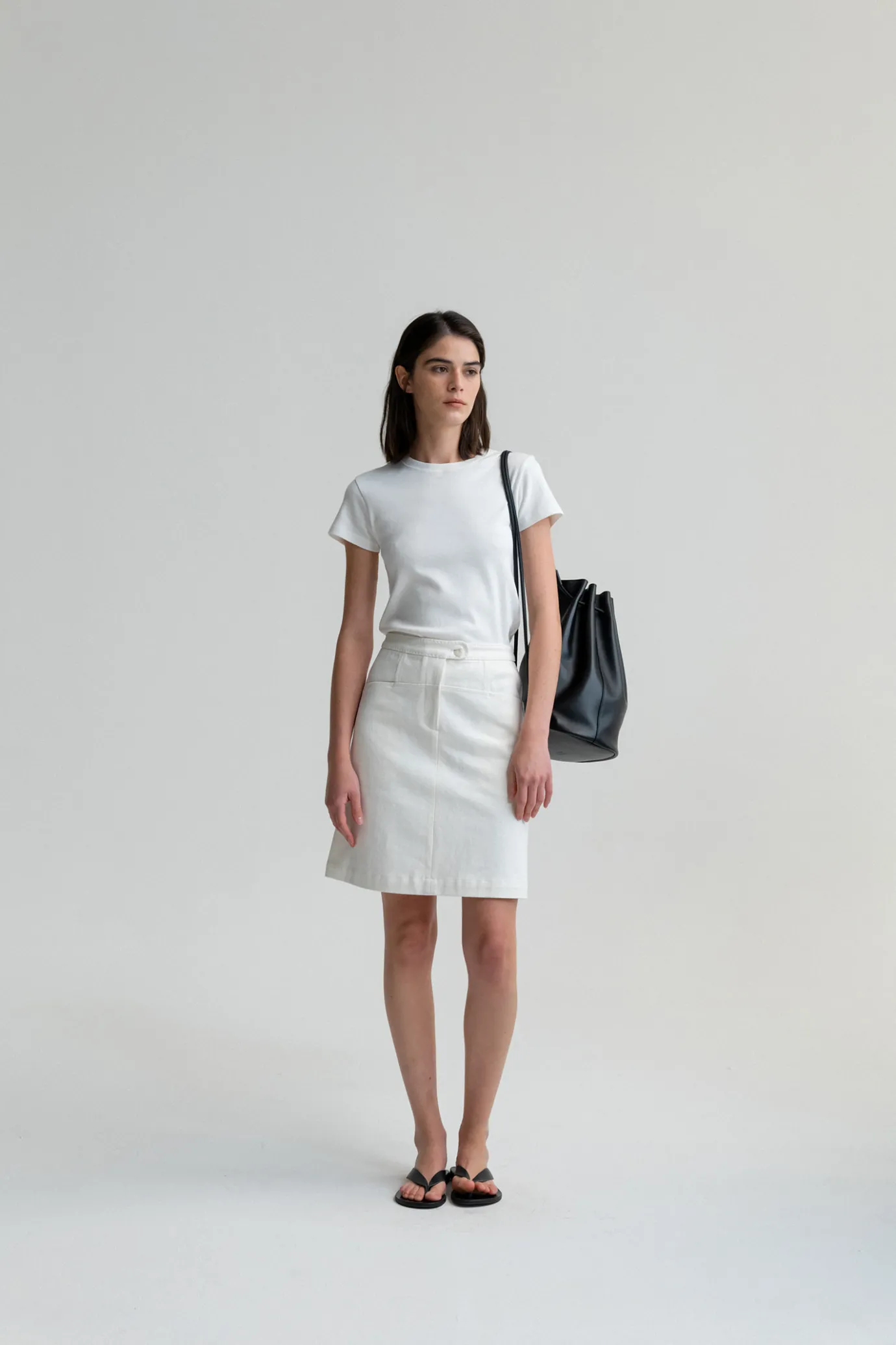 Nothing written T-shirt-16TH / 90's t-shirt (White)