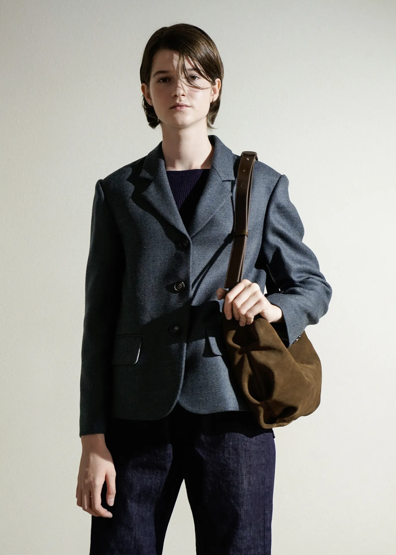 Nothing written Bags-36TH / Shoulder leather bag (Caramel)