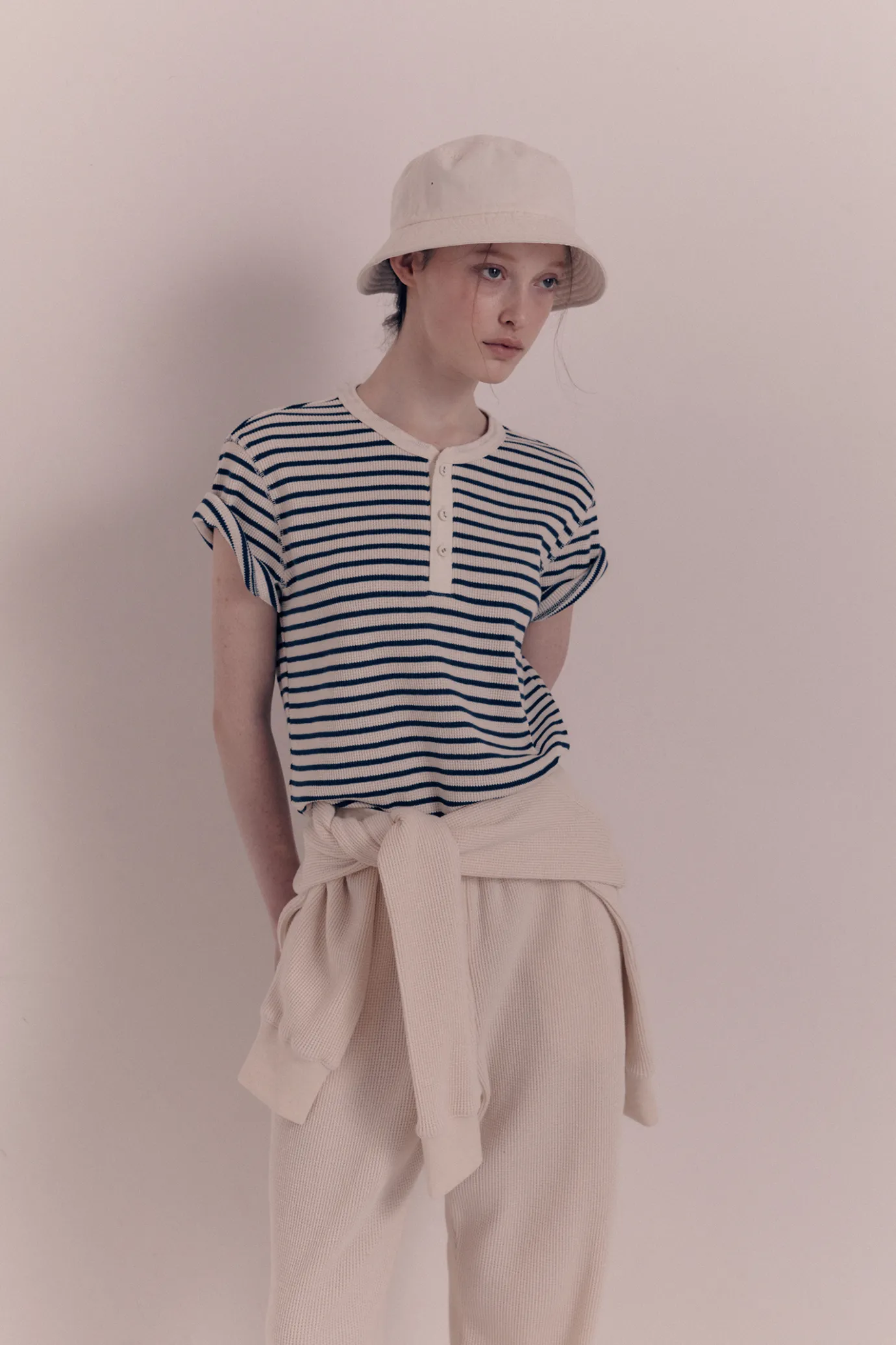 Nothing written Accessories-Traveller cotton hat (Ivory)